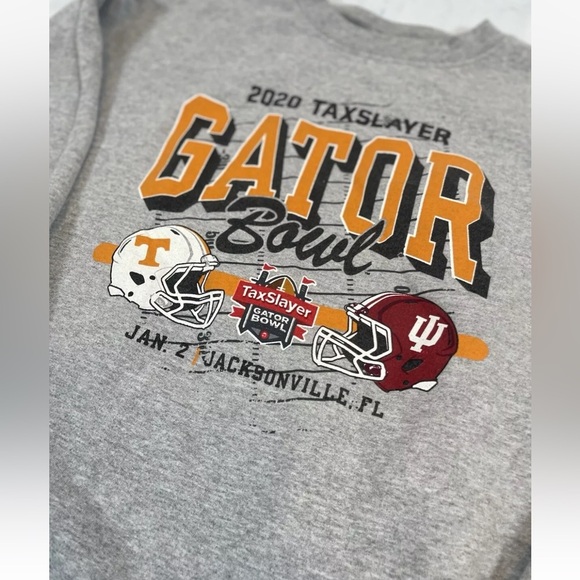 2020 GATOR BOWL Taxslayer TENNESSEE INDIANA Crew Football College Sweatshirt L - Picture 9 of 15